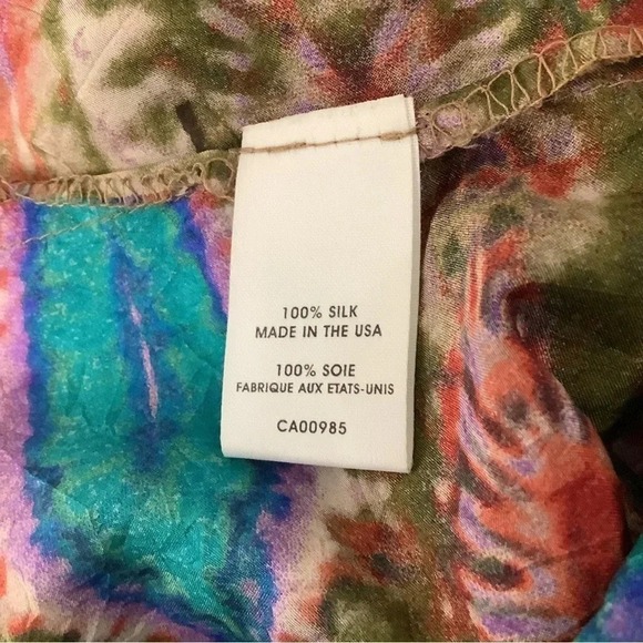 Nanette Lepore Size 2 100% Silk Sleeveless Thick Strap Top. Back Zipper. - Picture 4 of 6